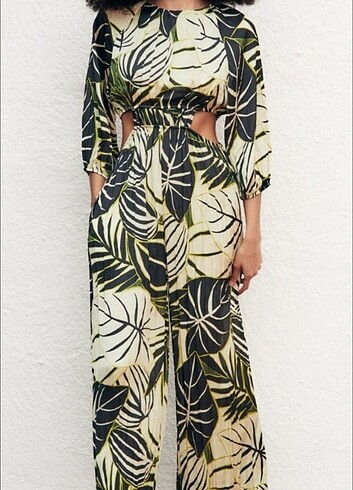 #Zara desenli , cut out tulum