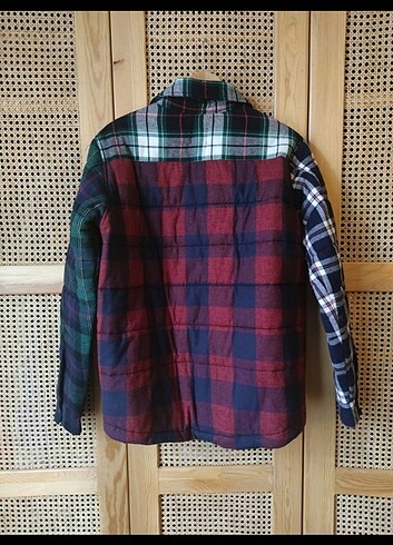 Zara #Zara kapitone ekoseli kolej ceket