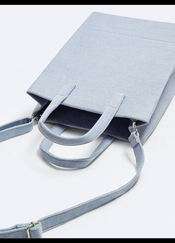 Zara minimal denim tote çanta????????