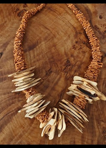 Zara #Zara deri&ahşap kolye+bileklik set