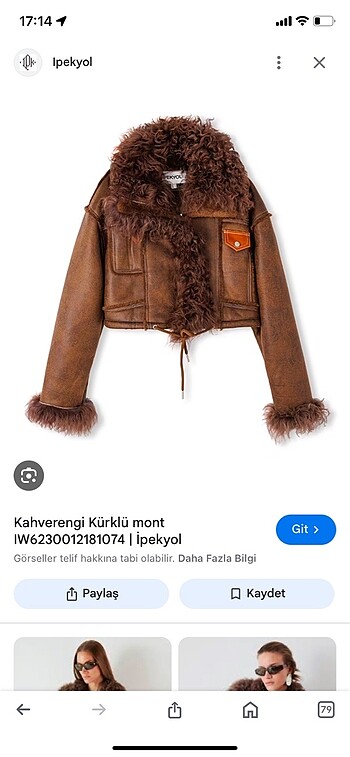 İpekyol Kahverengi Mont