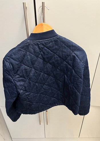 Düğmeli Kapitone Zara Denim Ceket - Görsel 5