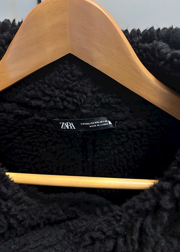 Zara Kürklü Siyah Erkek Ceket - Görsel 3