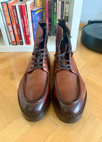 Kahverengi Deri Erkek Bot - Görsel 3