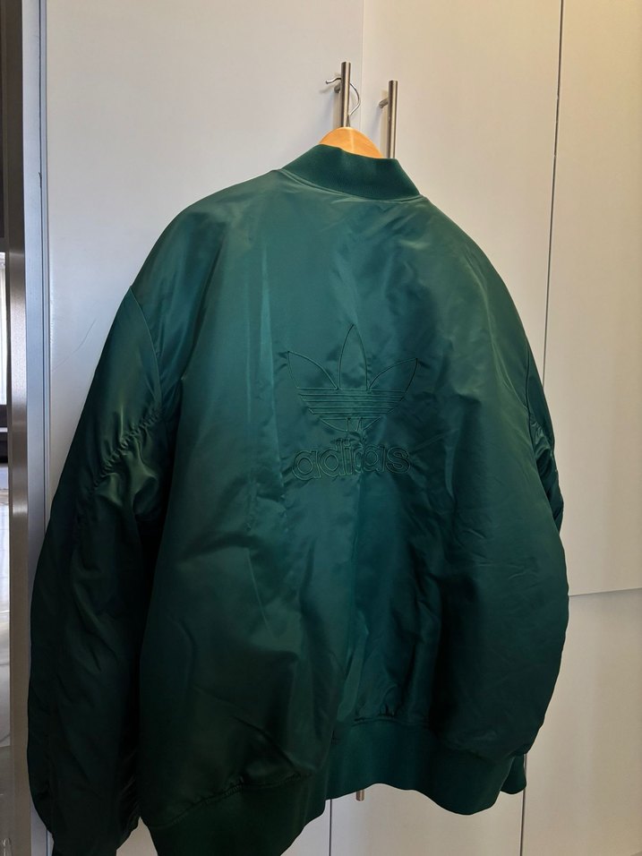 Yeşil Fermuarlı Bomber Erkek Ceket - Görsel 2