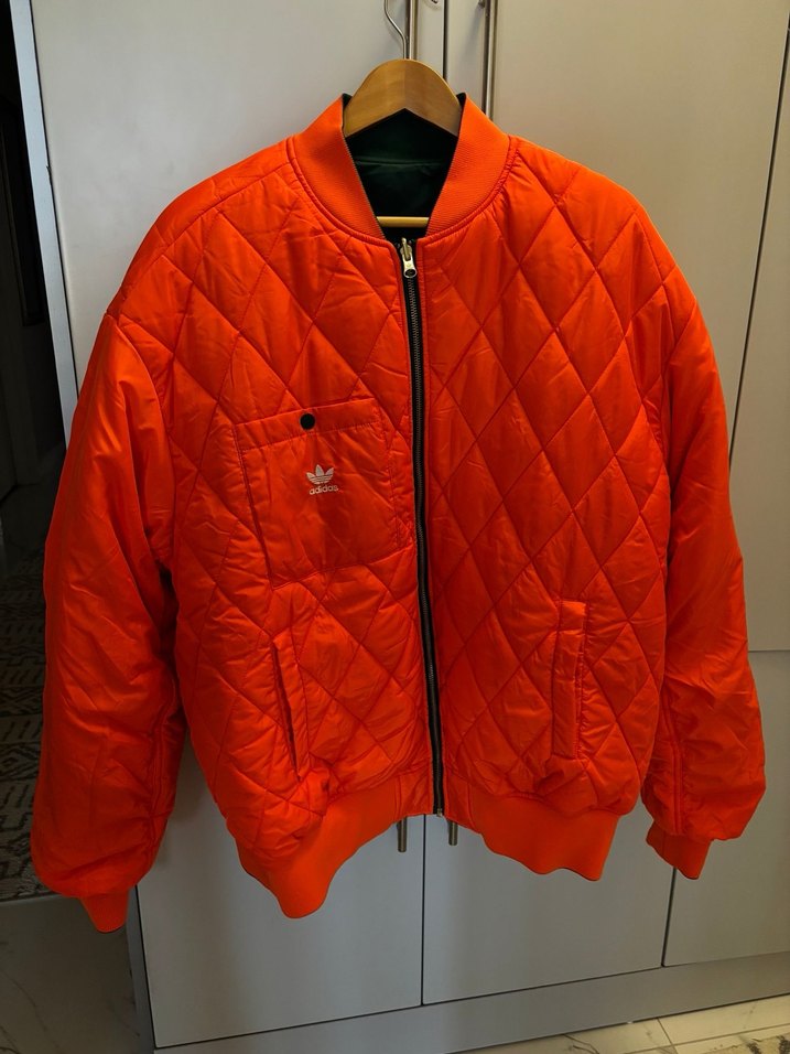 Yeşil Fermuarlı Bomber Erkek Ceket - Görsel 5