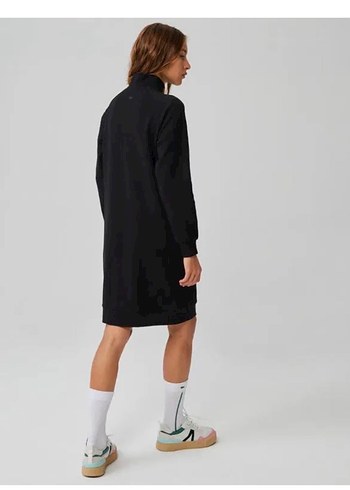Lacoste Siyah Uzun Kollu Sweatshirt Elbise - Görsel 2