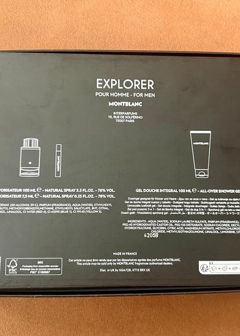 Montblanc Explorer Erkek Parfüm Seti - Görsel 4