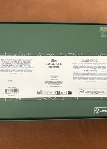 Lacoste Original Erkek Parfüm Seti - Görsel 4