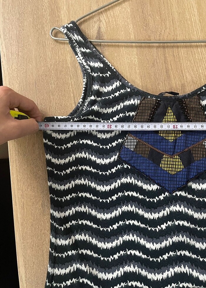 Günlük askılı elbise - Görsel 4