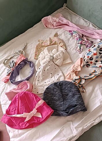 9 Ay Beden Kız bandana bere 