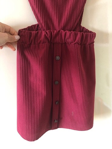 8 Yaş Beden Kalplı, salopet etek, elbise,