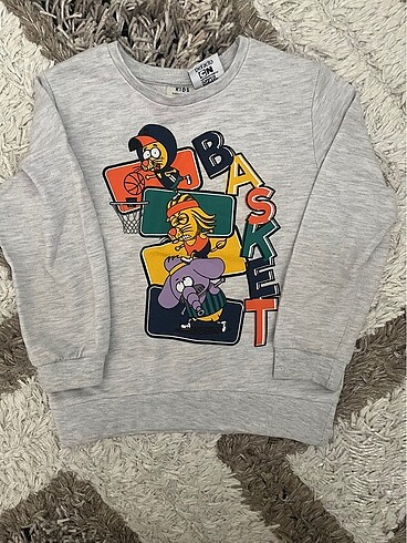 Erkek çocuk sweet shirt, kral şakir
