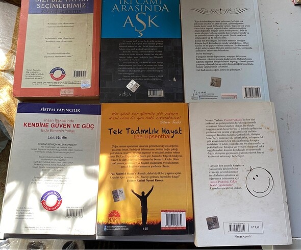  6 kitap 400 tl
