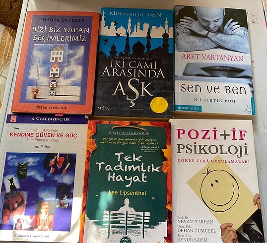 6 kitap 400 tl