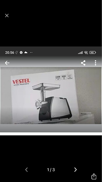 Vestel kıyma makinesi