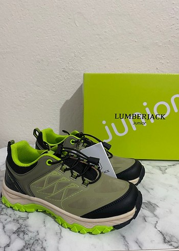 LUMBERJACK OUTDOOR Erkek Çocuk Gri-Yeşil Spor Ayakkabı