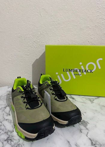 Lumberjack LUMBERJACK OUTDOOR Erkek Çocuk Gri-Yeşil Spor Ayakkabı