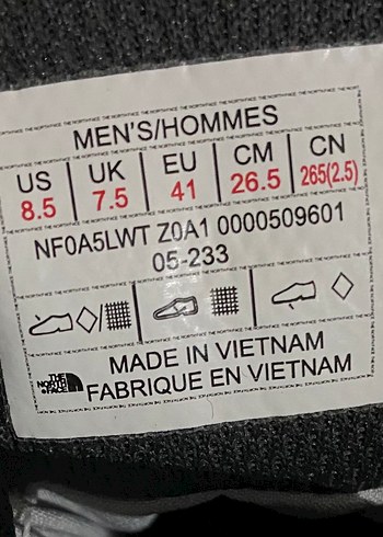 The North Face GRİ ORJİNAL SIFIR KUTULU OUTDOOR AYAKKABI - Görsel 4