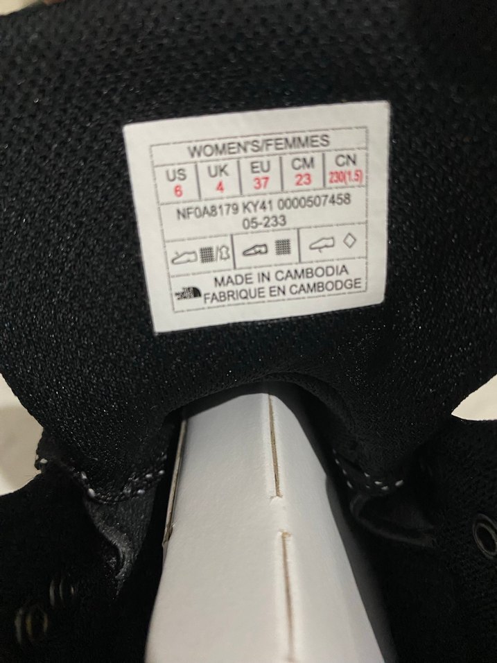 The North Face Kadın Siyah Outdoor Bot Sıfır kutulu su geçirmez - Görsel 4