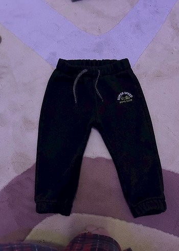 Bordo Çizgili Kapüşonlu Bebek Takımı - Görsel 4