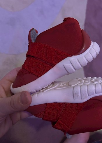 Kırmızı Spor Ayakkabı Velcro - Görsel 4