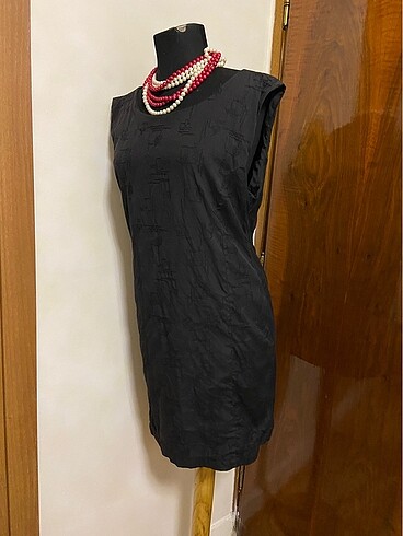 l Beden siyah Renk #Elbise #Zara #Sırt #Dekolteli #Siyah #Günlük #Ofis #Gece