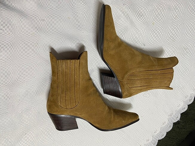 Zara #Zara #Bot #Taba #Süet #35