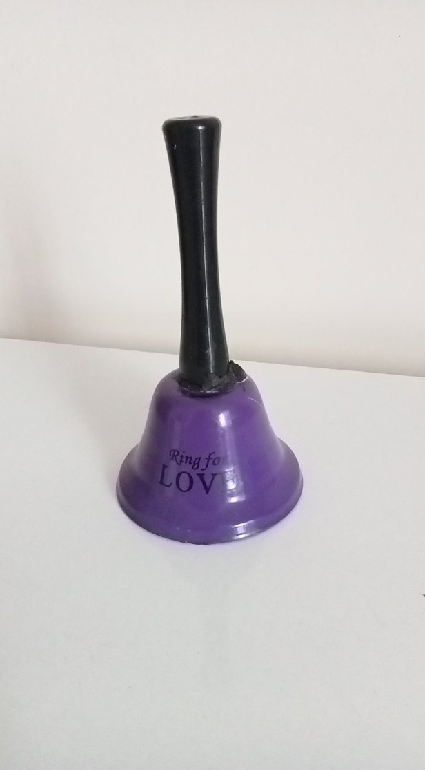 Mor Kulp Detaylı El Çanı - Görsel 2