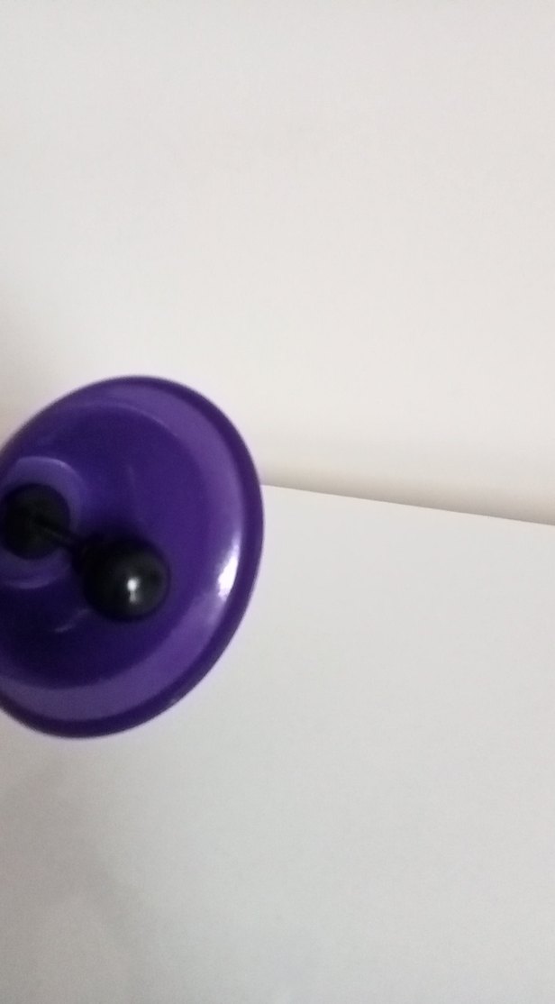 Mor Kulp Detaylı El Çanı - Görsel 3