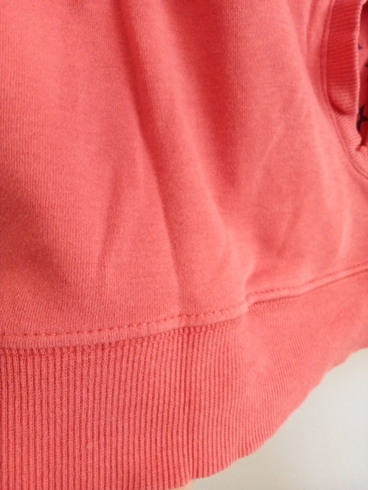 Pembe Uzun Kollu Kadın Sweatshirt - Görsel 5