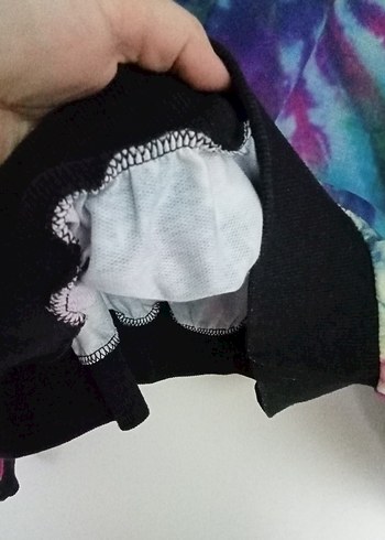 Kadın Çok Renkli Batik Desenli Sweatshirt - Görsel 7