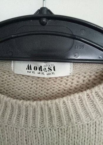 Renkli Çizgili Örgü Kadın Kazak - Görsel 6