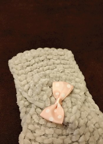 ekru rengi kadife bebek battaniyesi - Görsel 6