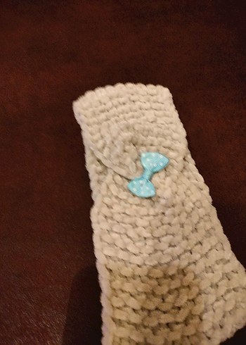 ekru rengi kadife bebek battaniyesi - Görsel 8