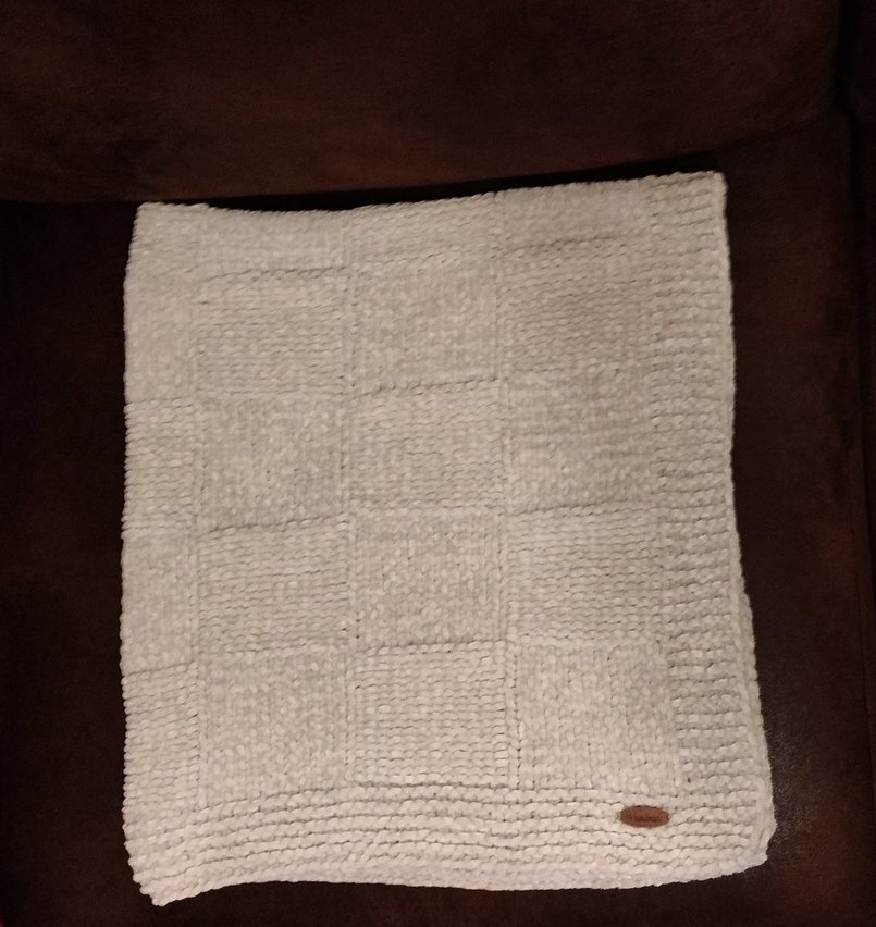 ekru rengi kadife bebek battaniyesi - Görsel 3