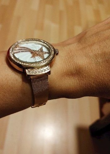 Coliseum marka Altın Kadın Kol Saati, Tokalı - Görsel 4