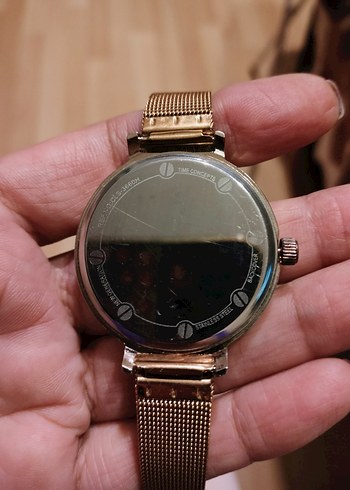 Coliseum marka Altın Kadın Kol Saati, Tokalı - Görsel 7