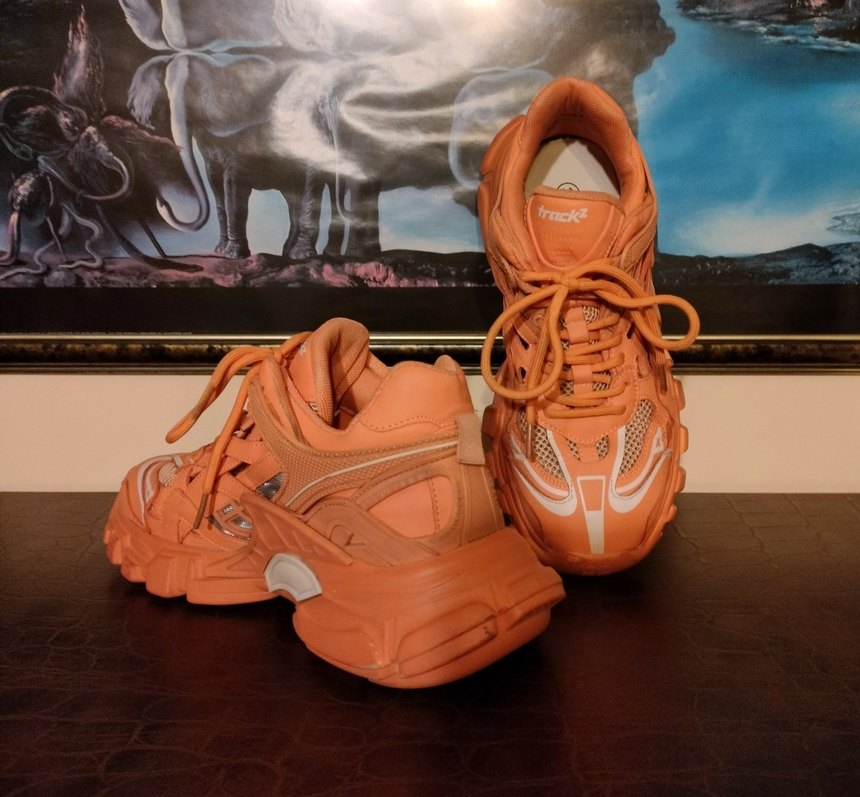 Guja marka turuncu sneaker - Görsel 2