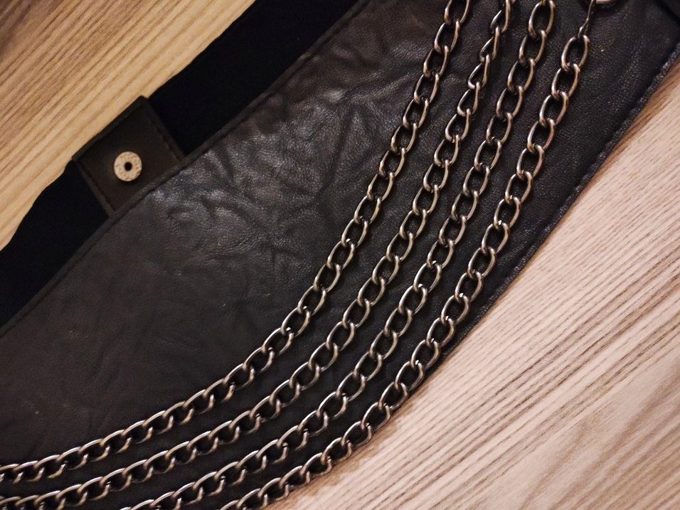 zincir detaylı kalın kemer - Görsel 2