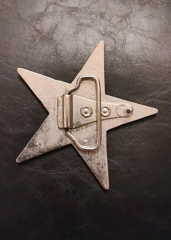 Parlak Taşlı Yıldız şeklinde kemer tokası - Görsel 4