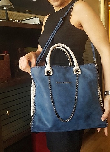 STELLA MCCARTNEY MAVİ ÇANTA... - Görsel 6