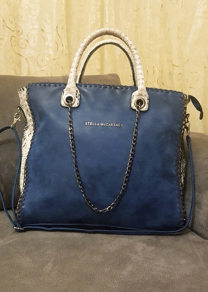 STELLA MCCARTNEY MAVİ ÇANTA... - Görsel 2