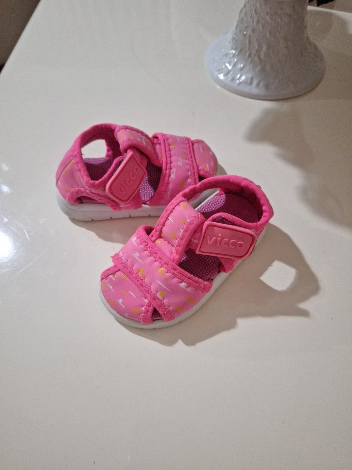 Pembe Kız Bebek Vicco Sandalet - Görsel 4