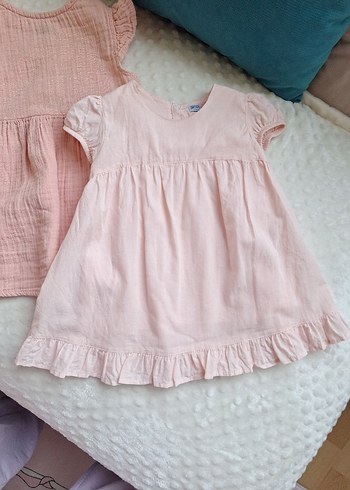 Kız Çocuk Pembe Elbiseler - Görsel 2