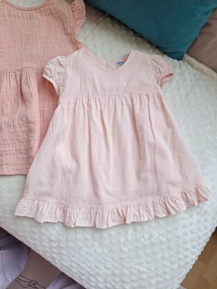 Kız Çocuk Pembe Elbiseler - Görsel 2