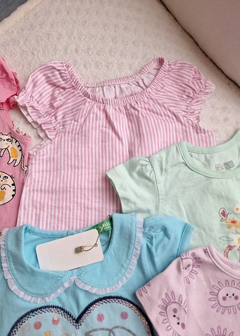 Kiz Bebek Cesitli Tshirtler - Görsel 5