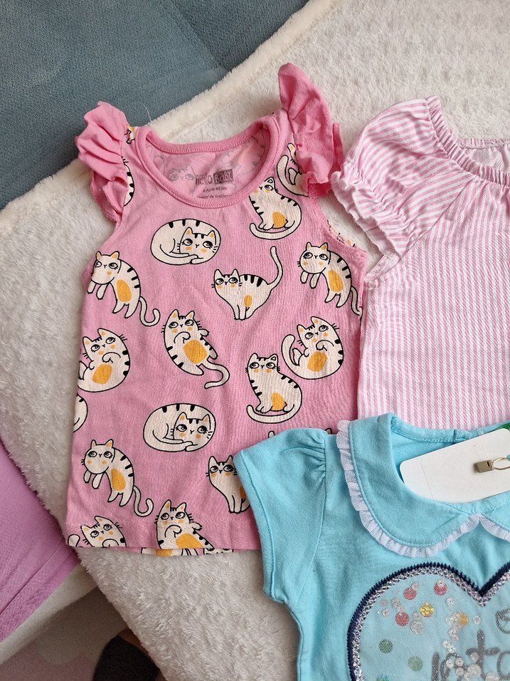 Kiz Bebek Cesitli Tshirtler - Görsel 3