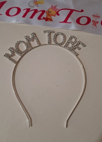 Mom To Be Kuşak ve Taç Seti - Görsel 3