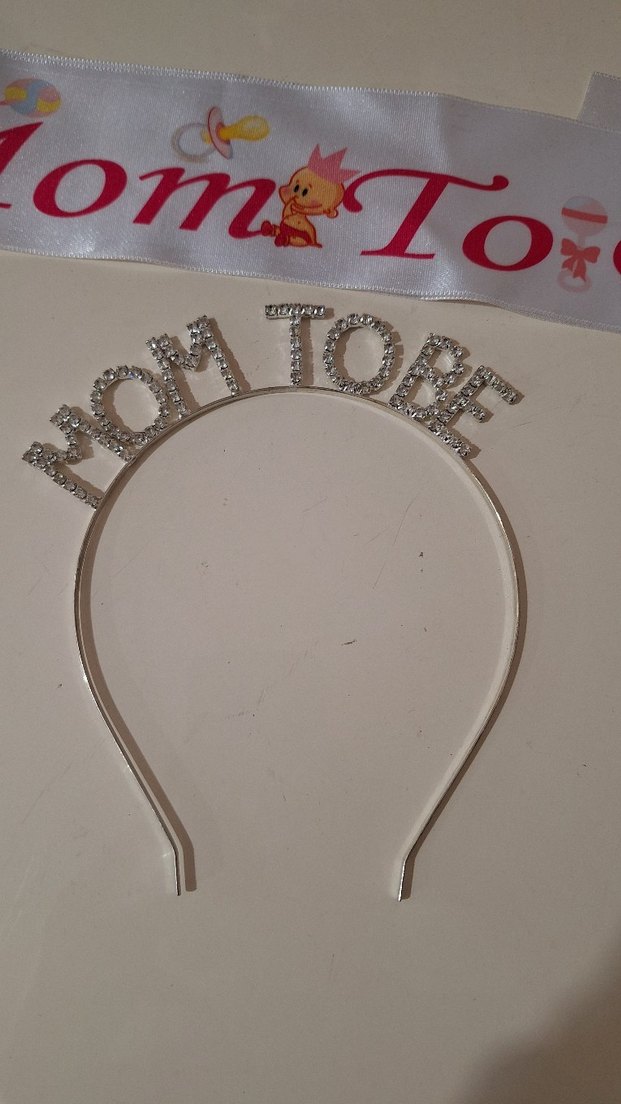 Mom To Be Kuşak ve Taç Seti - Görsel 3